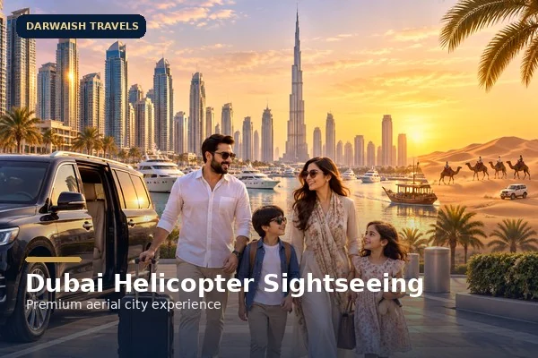 Dubai Helicopter Sightseeing – 12 Minute Tour
