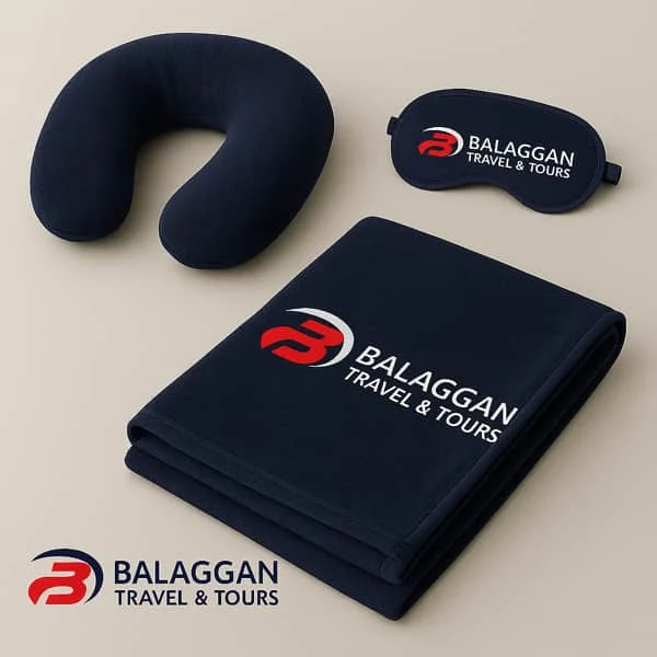 Balaggan Travel Comfort Kit – Pillow, Blanket & Eye Mask – image 1