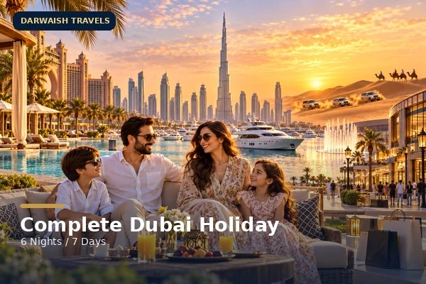 Complete Dubai Holiday – 6 Nights / 7 Days
